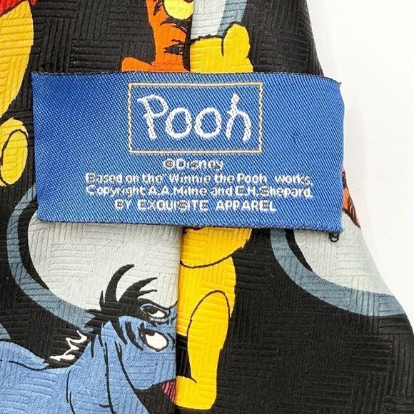 Pooh Bear Vintage Neck Tie Tigger Piglet 47” - Picture 4 of 5